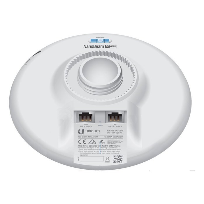 Ubiquiti NanoBeam 5AC Gen 2 Blanco