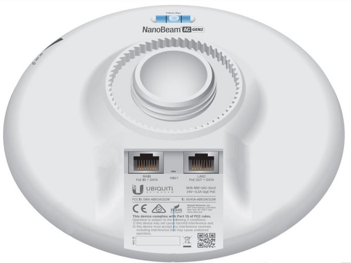 Ubiquiti NanoBeam ac Gen2 5 GHz airMAX ac