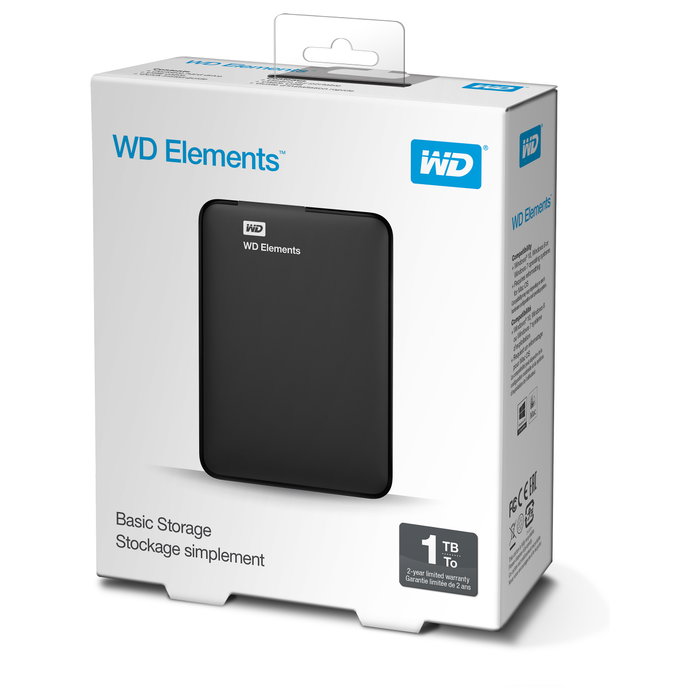 Western Digital Elements Portable 1 TB Negro Western Digital Elements Portable 1 TB Negro