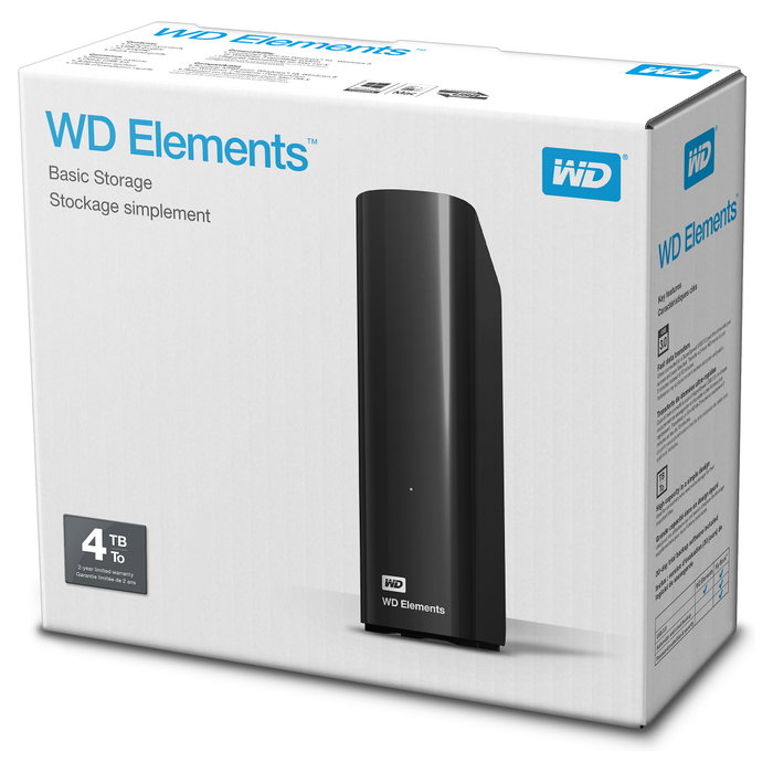 Western Digital WD Elements Desktop 4 TB Negro