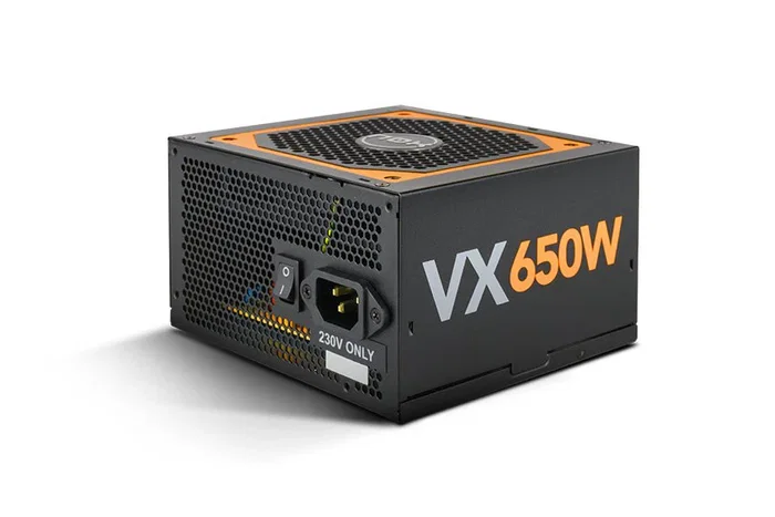 NOX Urano VX 650W - Fuente de alimentación ATX - Certificación 80 PLUS Bronze - Ventilador PWM 120mm - Cables planos - PC Gaming