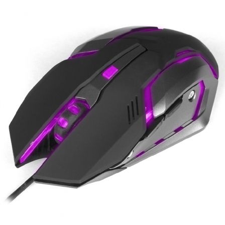Raton Ngs Gaming Gmx-100 Optico 1000-1200-1800-2400 Dpi 6 Botones Led 7 Colores 2,4 grhz