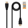 Nanocable Cable HDMI V2.0 Premium Macho a Macho 0.5m 4K@60Hz 18Gbps Negro