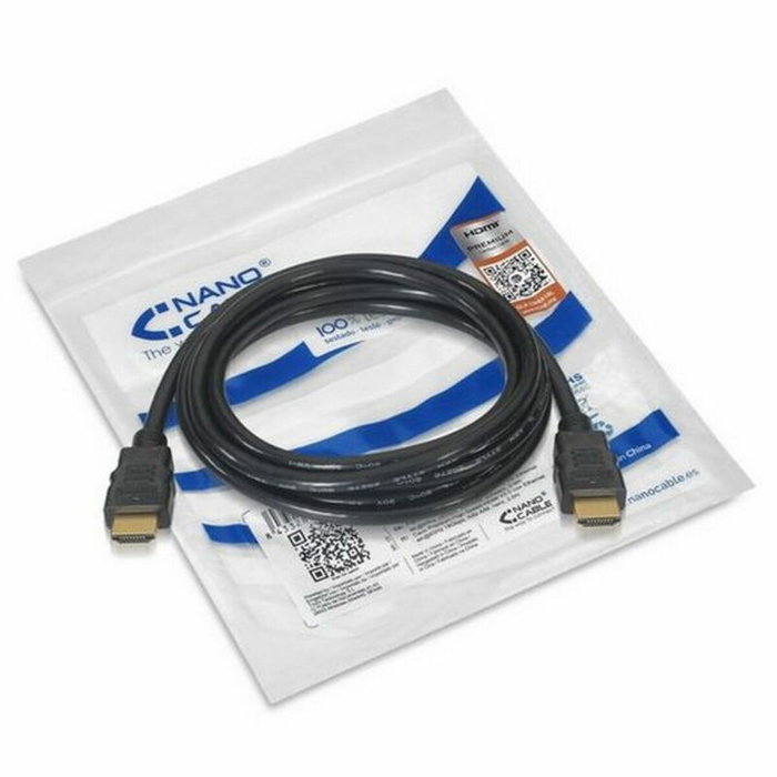Nanocable Cable HDMI V2.0 Premium 1.5m 4K@60Hz 18Gbps Negro