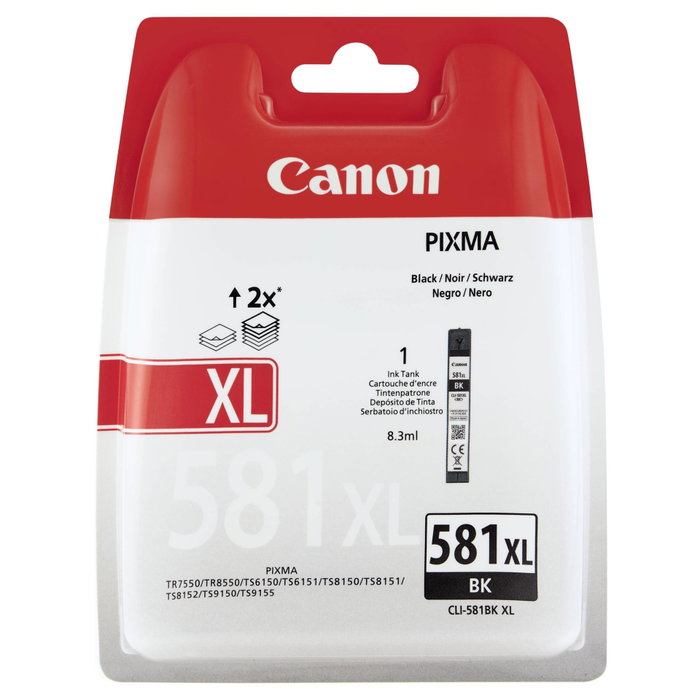 Canon CLI-581BKXL Cartucho de Tinta Negro XL