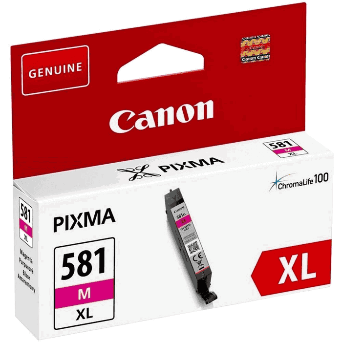Canon CLI-581XL Magenta Cartucho de Tinta XL Canon CLI-581XL Magenta Cartucho de Tinta XL