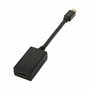 Nanocable Conversor Mini DisplayPort a HDMI de 15 cm, Negro