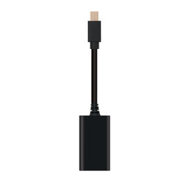 Nanocable Conversor Mini DisplayPort a HDMI - MDP/M-HDMI A/H - 15cm - Negro