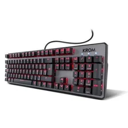 Krom Teclado Gaming Mecánico Kernel NXKROMKRNL, Switches Mecánicos, Iluminación RGB 16.8 Millones de Colores, Anti-Ghosting, Teclas Multimedia Krom Teclado Gaming Mecánico Kernel NXKROMKRNL, Switches Mecánicos, Iluminación RGB 16.8 Millones de Colores, Anti-Ghosting, Teclas Multimedia