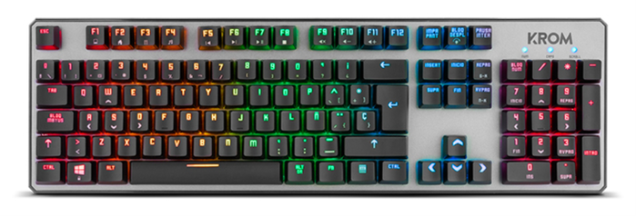 Krom Kernel Teclado Mecánico Gaming Español USB Retroiluminado Negro Krom Kernel Teclado Mecánico Gaming Español USB Retroiluminado Negro