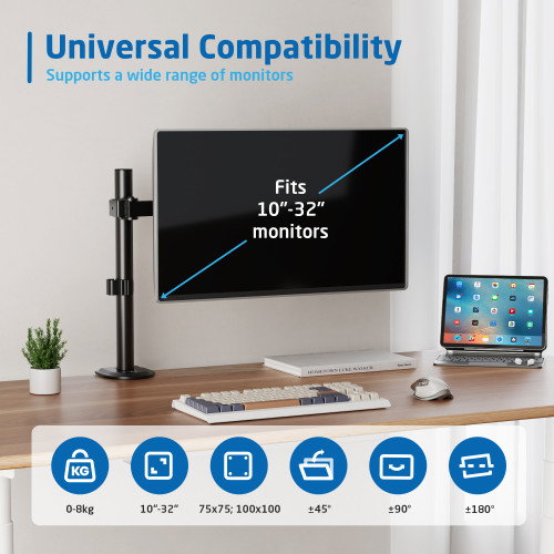 EWENT Soporte de Monitor EW1510 hasta 34 pulg. Negro EWENT Soporte de Monitor EW1510 hasta 34 pulg. Negro