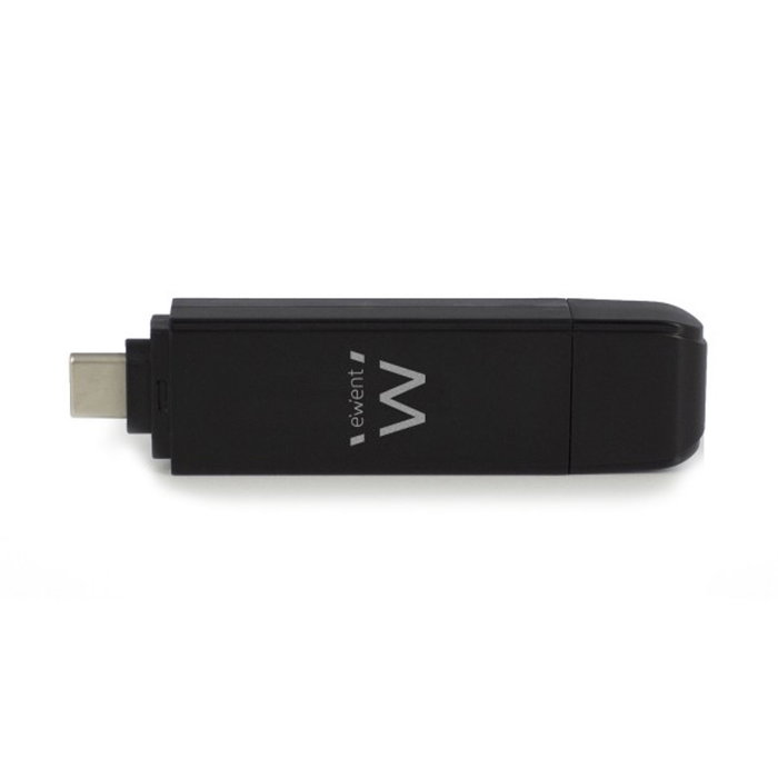 EWENT Lector de tarjetas EW1075 USB-C/USB-A Negro