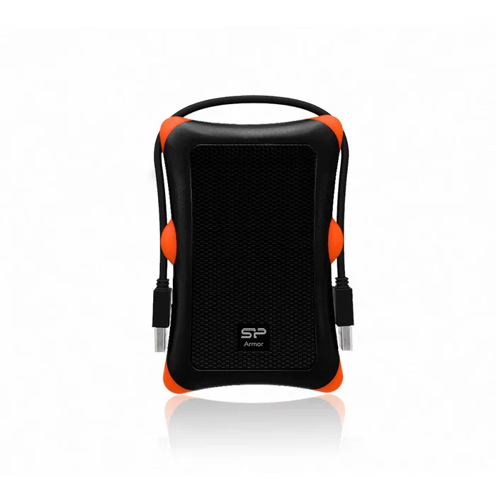Silicon Power Armor A30 Disco Duro Externo 1 TB HDD 2.5" USB 3.2 Gen 1 - Resistente a Golpes, Negro