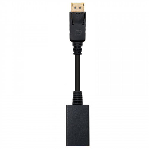 Nanocable Conversor DisplayPort Macho a HDMI Hembra 15 cm Negro Nanocable Conversor DisplayPort Macho a HDMI Hembra 15 cm Negro