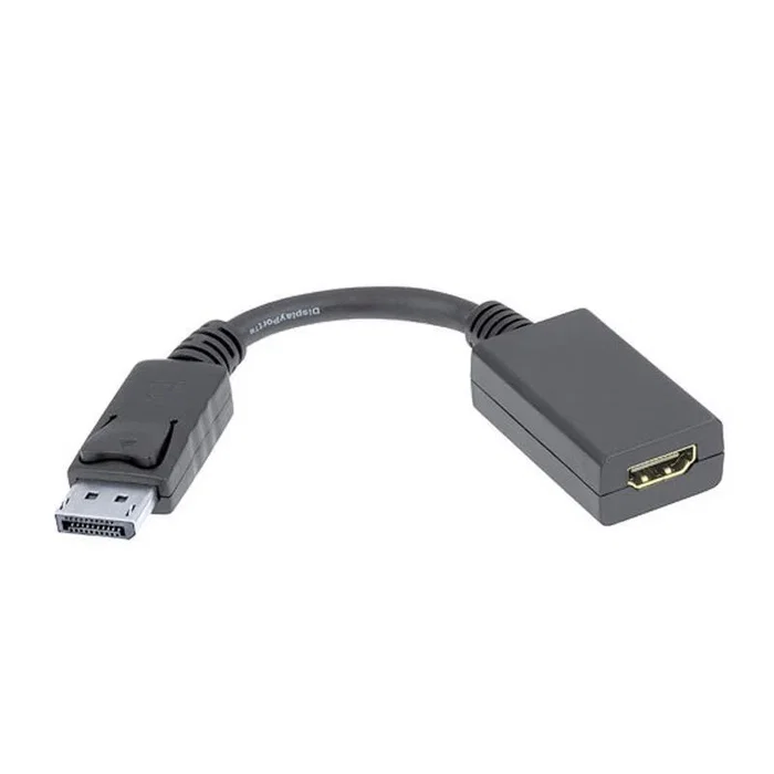 Nanocable Conversor DisplayPort a HDMI Pasivo - 15 cm - Negro