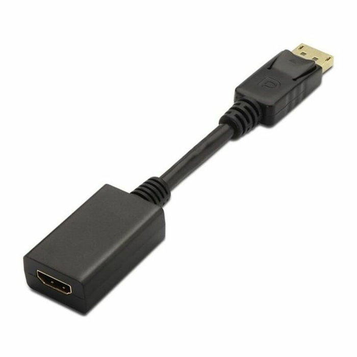Nanocable Conversor DisplayPort Macho a HDMI Hembra 15 cm Negro Nanocable Conversor DisplayPort Macho a HDMI Hembra 15 cm Negro