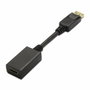 Nanocable Conversor DisplayPort Macho a HDMI Hembra 15 cm Negro