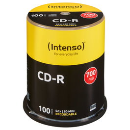 Intenso CD-R 700MB 52x 100 unidades