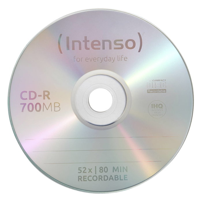 Intenso CD-R 700MB 52x Spindle (25 unidades)