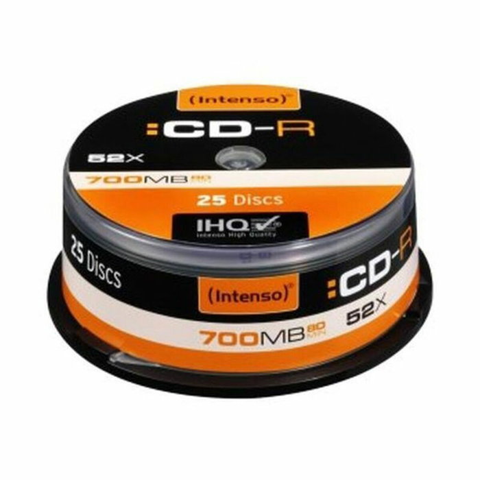 Intenso CD-R 700MB 52x Spindle (25 unidades)