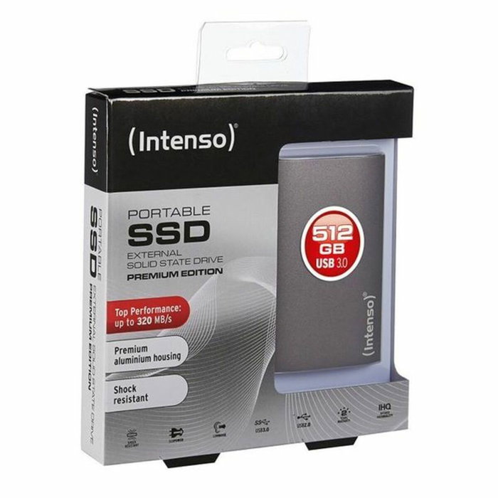 Intenso Disco duro sólido externo 256GB 1.8 Antracita Intenso Disco duro sólido externo 256GB 1.8 Antracita