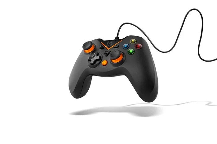Krom Gamepad Key NXKROMKEY Negro USB para PC, Android y PS3