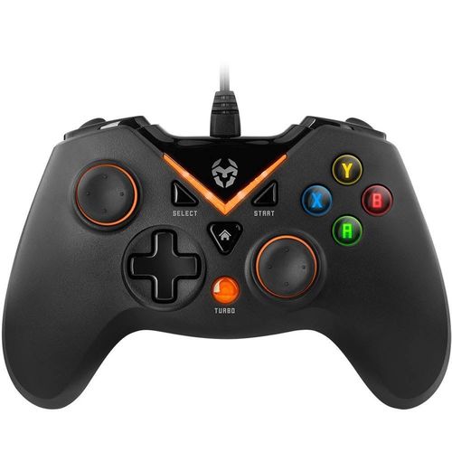 Krom Gamepad Key NXKROMKEY Negro USB Analógico/Digital con Motores de Vibración Duales y Botones Retroiluminados Krom Gamepad Key NXKROMKEY Negro USB Analógico/Digital con Motores de Vibración Duales y Botones Retroiluminados
