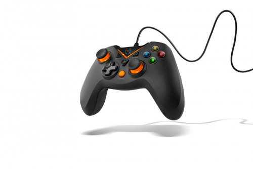Krom Gamepad Key NXKROMKEY Negro USB Analógico/Digital con Motores de Vibración Duales y Botones Retroiluminados Krom Gamepad Key NXKROMKEY Negro USB Analógico/Digital con Motores de Vibración Duales y Botones Retroiluminados