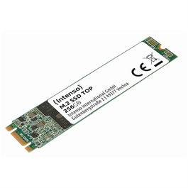 Intenso 3832440 - Disco Duro SSD Interno 256GB M.2 2280, Interfaz SATA III, Lectura 520MB/s, Escritura 500MB/s, Resiste Golpes, Bajo Consumo y Silencioso