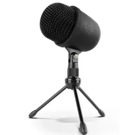 Krom Kimu Pro Micrófono Condensador USB con Tripode para Streaming, Podcast y Móviles - Micrófono Profesional Unidireccional (NXKROMKIMUPRO)