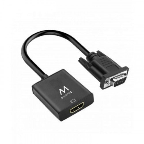 Ewent EW9866 Adaptador VGA a HDMI con Audio Negro Ewent EW9866 Adaptador VGA a HDMI con Audio Negro