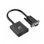 Ewent EW9866 Adaptador VGA a HDMI con Audio Negro