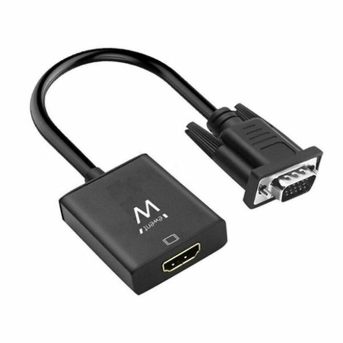Ewent EW9866 Adaptador VGA a HDMI con Audio Negro Ewent EW9866 Adaptador VGA a HDMI con Audio Negro