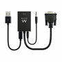 Ewent EW9866 Adaptador VGA a HDMI con Audio Negro