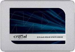 Crucial MX500 SSD 500GB SATA 2.5" 6Gb/s Lectura 560 MB/s Escritura 510 MB/s