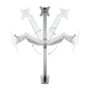 Tooq DB3032TNR-S Soporte de Monitor de 13 a 32 Pulgadas con Pistón de Gas, Plata