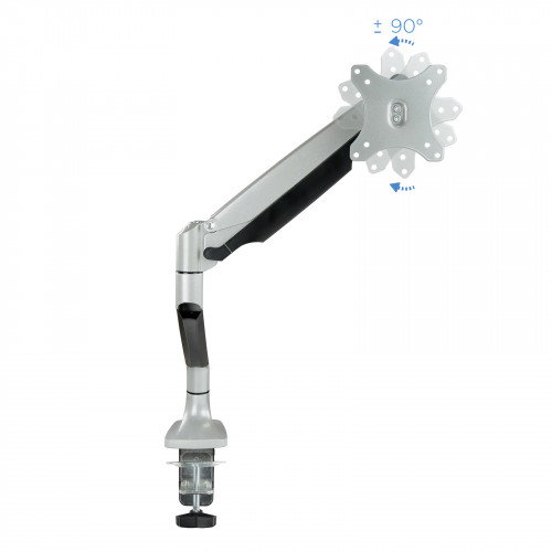 Tooq DB3032TNR-S Soporte de Monitor de 13 a 32 Pulgadas con Pistón de Gas, Plata