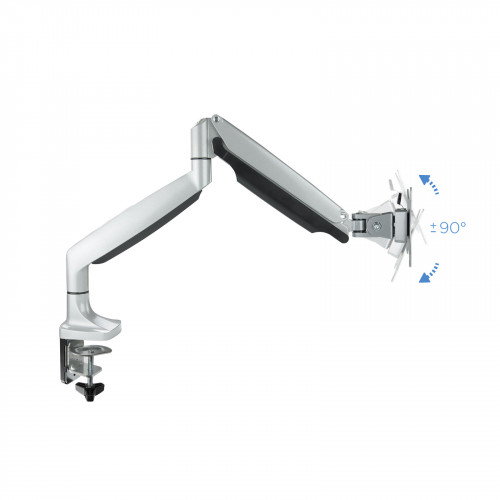 Tooq DB3032TNR-S Soporte de Monitor de 13 a 32 Pulgadas con Pistón de Gas, Plata