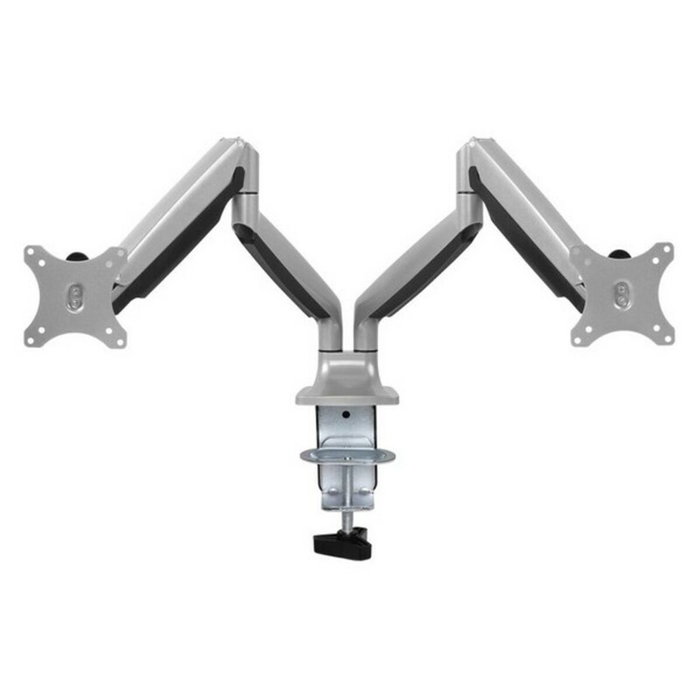 Tooq Soporte de Mesa para 2 Monitores 13''-32'' Plata con Pistón de Gas
