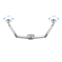 Tooq Soporte de Mesa para 2 Monitores 13''-32'' Plata con Pistón de Gas