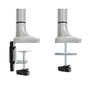 Tooq Soporte de Mesa para 2 Monitores 13''-32'' Plata con Pistón de Gas