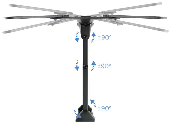 Tooq LP6055TN-B Soporte Giratorio e Inclinable para TV/Monitor 23-55 pulgadas Tooq LP6055TN-B Soporte Giratorio e Inclinable para TV/Monitor 23-55 pulgadas
