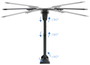 Tooq LP6055TN-B Soporte Giratorio e Inclinable para TV/Monitor 23-55 pulgadas