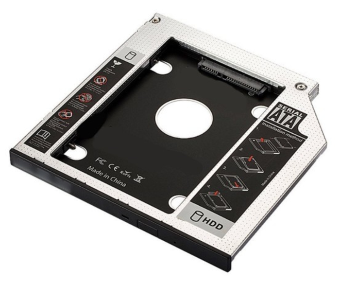 Ewent EW7003 Adaptador de Bahía Óptica para SSD/HDD 2.5 pulgadas 9.5 mm