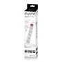 Ewent EW3955 Regleta de 5 Tomas con Interruptor, 1.5 m, Enchufe Tipo F (Schuko), Interior, Color Blanco