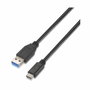 NANO CABLE Cable USB 3.1 Gen 2 USB-C a USB-A 1m Negro