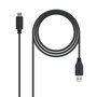 NANO CABLE Cable USB 3.1 Gen 2 USB-C a USB-A 1m Negro