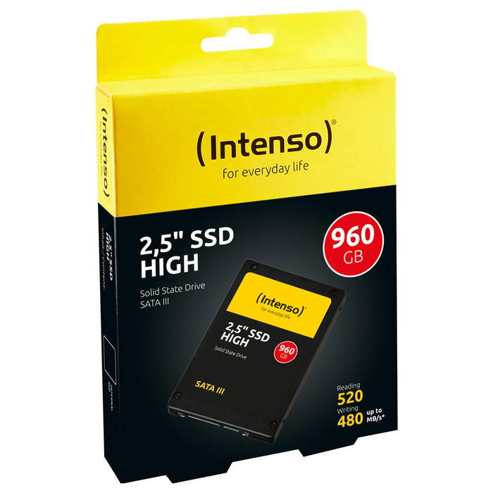 Intenso High Performance SSD 960 GB 2.5 pulgadas SATA III Intenso High Performance SSD 960 GB 2.5 pulgadas SATA III