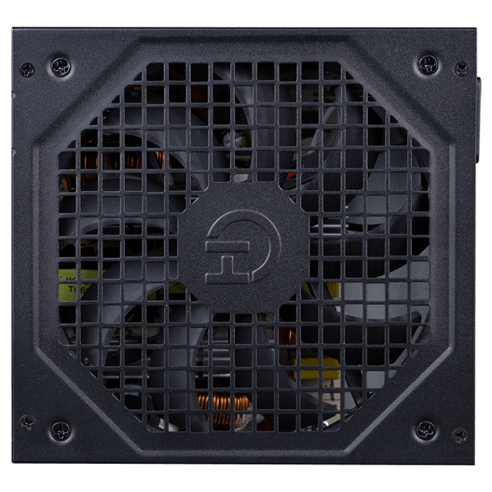 HIDITEC BZ-650 Fuente de Alimentación 650W 80 Plus Bronze ATX - Ventilador 140mm FDB Silencioso, Cables Planos, 4x PCIe 6+2, 20+4 pin, No Modular, Negro