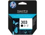 Hp Cartucho Tinta 303 Negro Original para Envy Photo 6230 / 7130 / 7830 (200 Páginas)